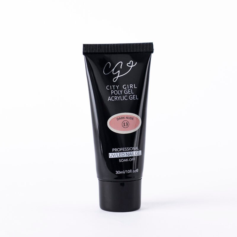 POLYGEL 30ML CITY GIRL - #13 DARK NUDE - Imagen 2