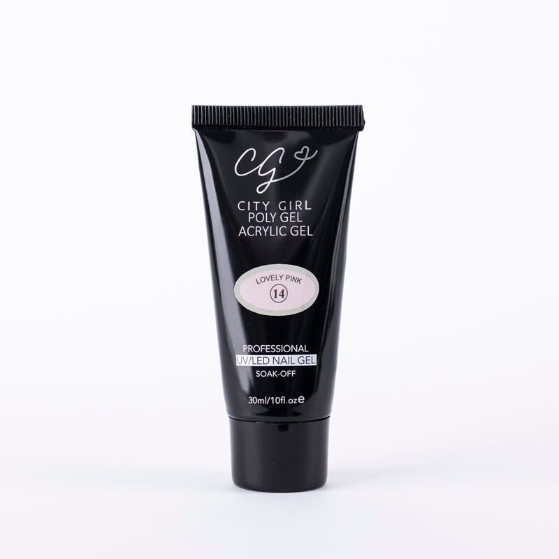 POLYGEL 30ML CITY GIRL - #14 LOVELY PINK