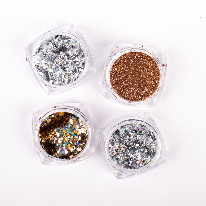 CAJA CON MIX DECO Y GLITTER PARA ENCAPSULAR 24PCS - CITY GIRL - Imagen 4