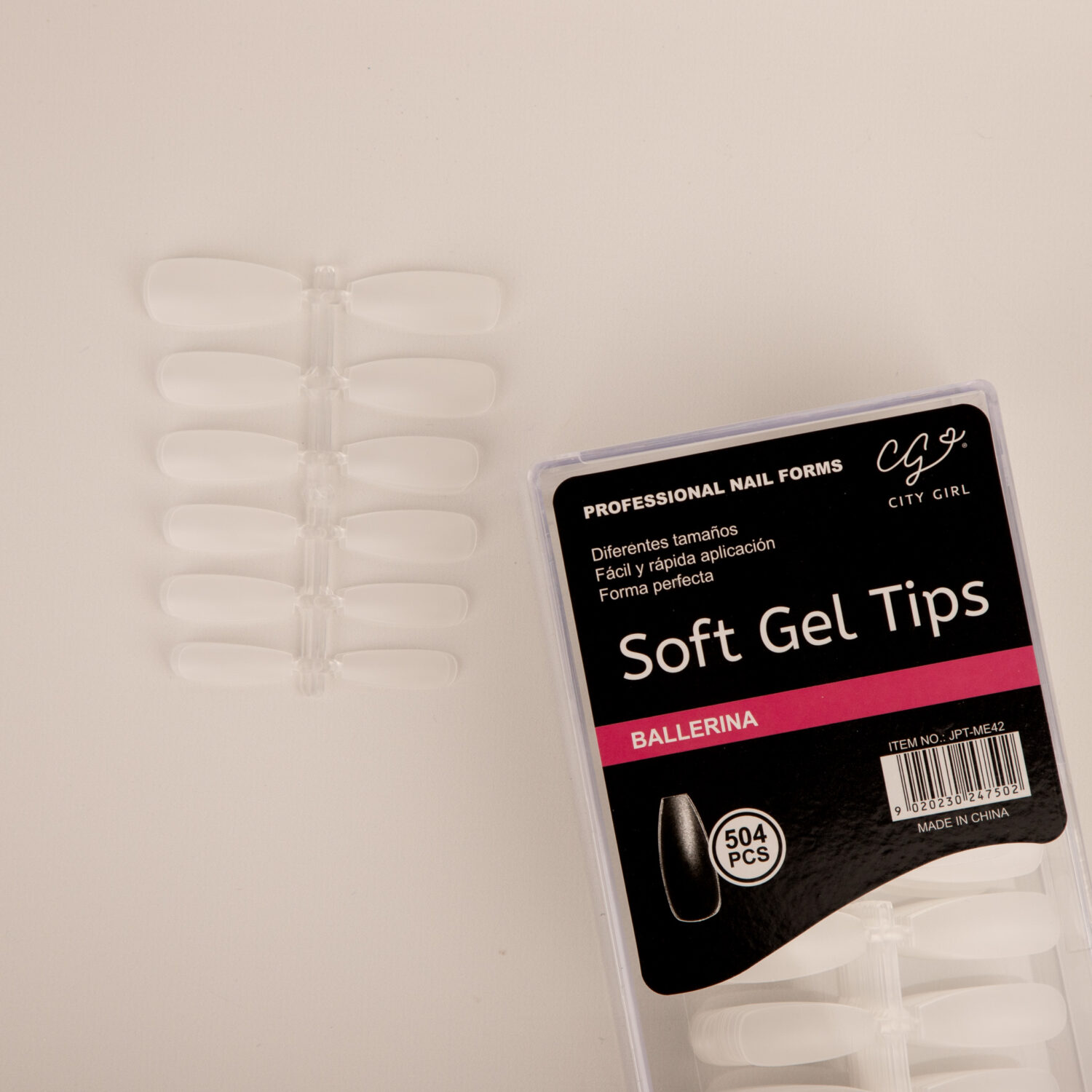 TIPS SOFT GEL BALLERINA 504 PCS – CITY GIRL