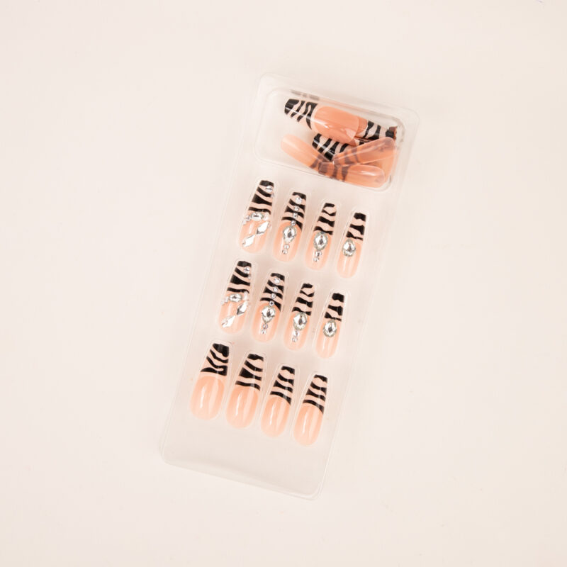 UÑAS PRESS ON CON STRASS - 24PCS - Imagen 7