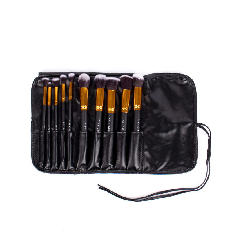 BROCHAS CON ESTUCHE 10PCS CITY GIRL - Imagen 2
