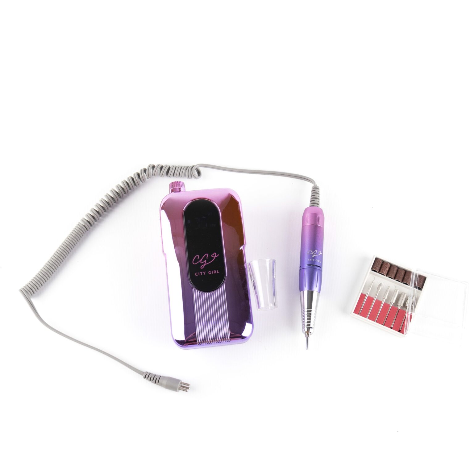 TORNO INALAMBRICO FUCSIA METALIZADO CITY GIRL 35000 RPM
