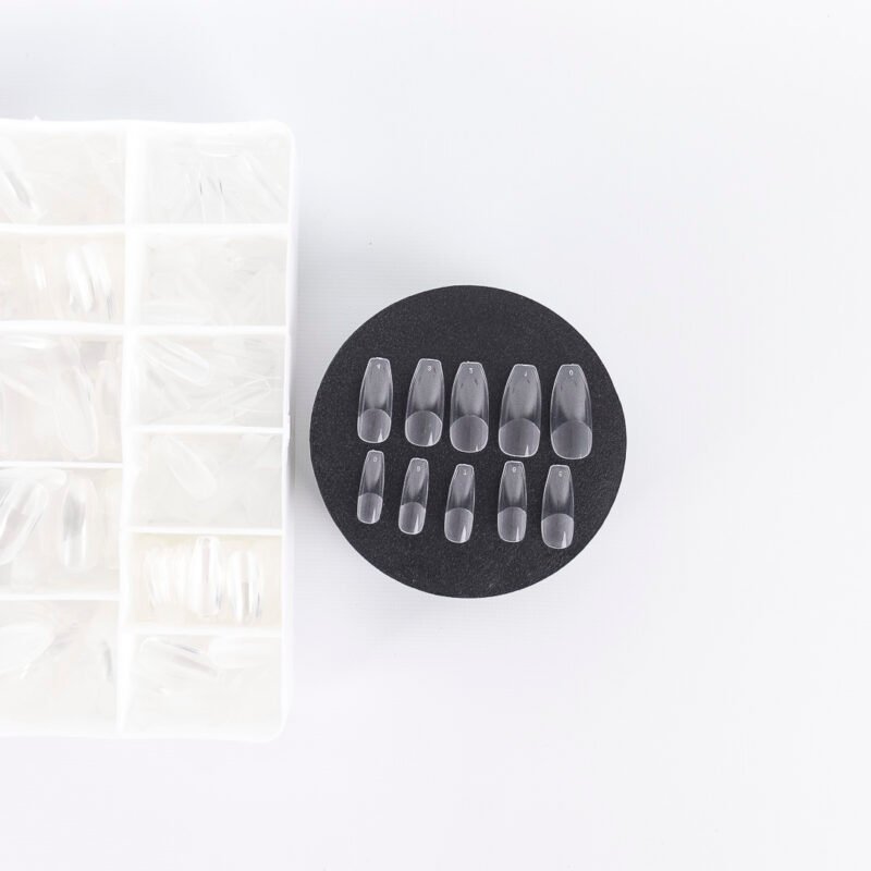 CAJA TIPS SOFT GEL  COFFIN 600PCS - CITY GIRL - Imagen 2