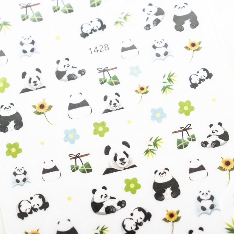 STICKERS PANDA PARA UÑAS - Imagen 2