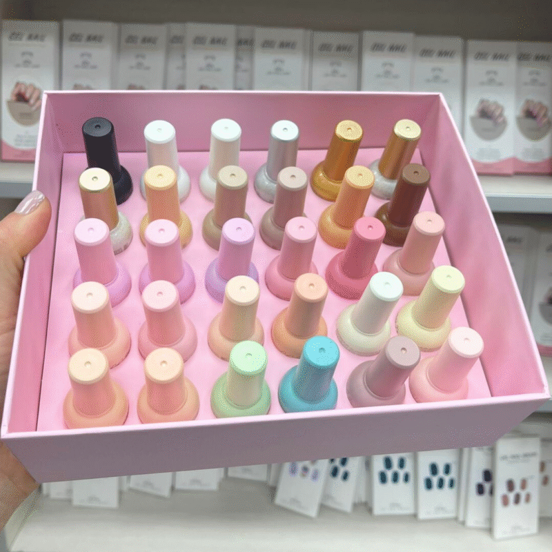 COLECCION ESMALTES MINI CITY GIRL KINGDOM - CAJA ROSA