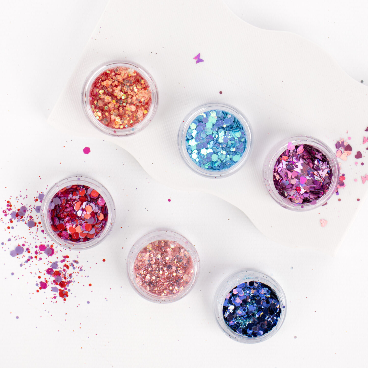 GLITTER Y DECO PARA ENCAPSULAR 12PCS