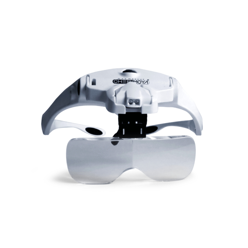 LENTES CON LUPA Y LUZ LED CHERIMOYA