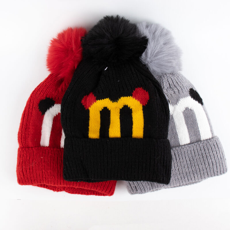 GORRO DE NENE CON POMPOM - Imagen 2