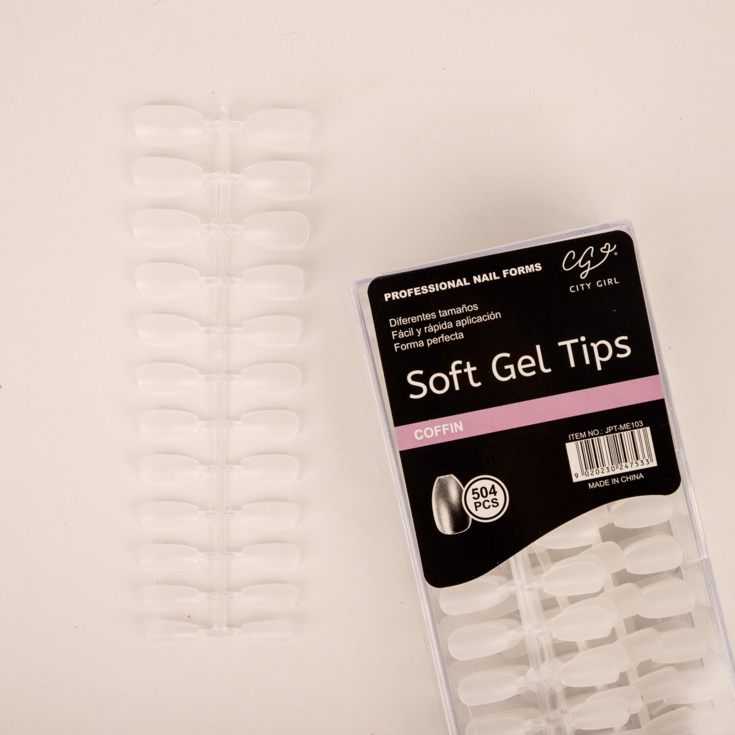 TIPS SOFTGEL COFFIN 504 PCS – CITY GIRL