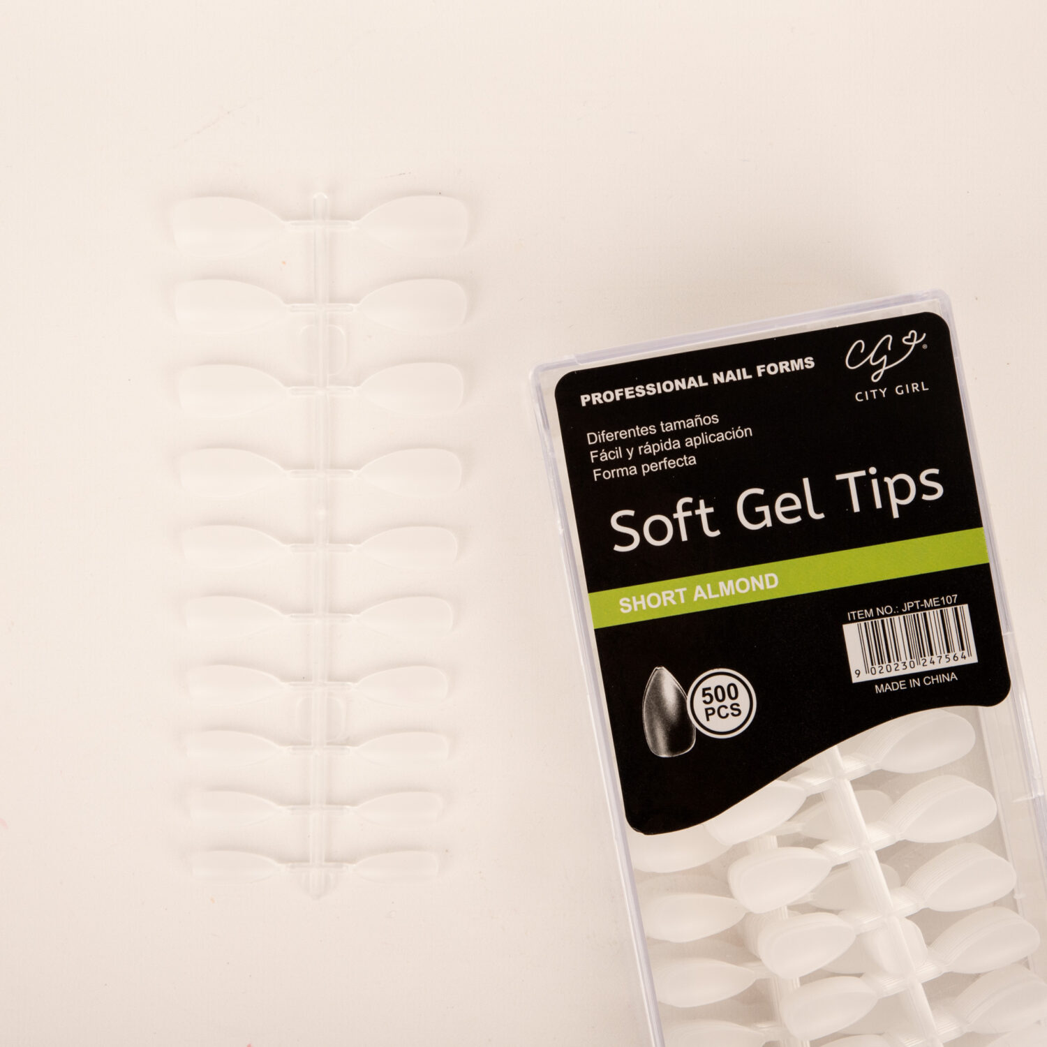 TIPS SOFTGEL ALMENDRA CORTA 504 PCS – CITY GIRL