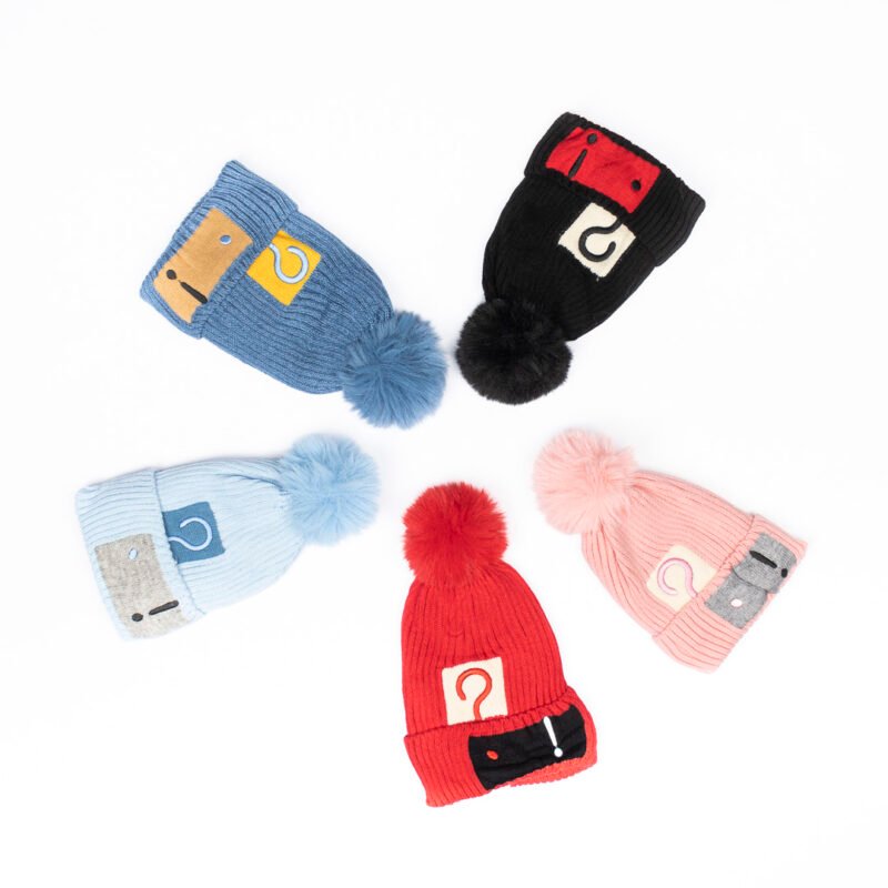 GORRO PARA NENE CON POMPOM - Imagen 2