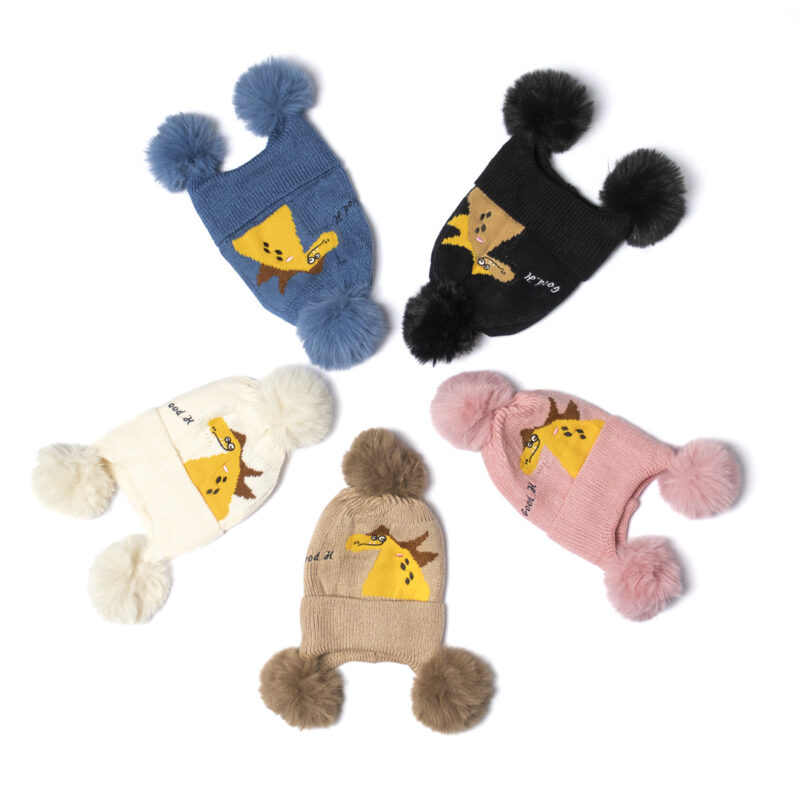 GORRO DE NENE CON POMPOM - Imagen 2