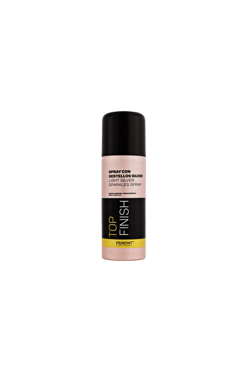 SPRAY DE CABELLO TOP FINISH CON DESTELLOS PLATEADOS 180GR