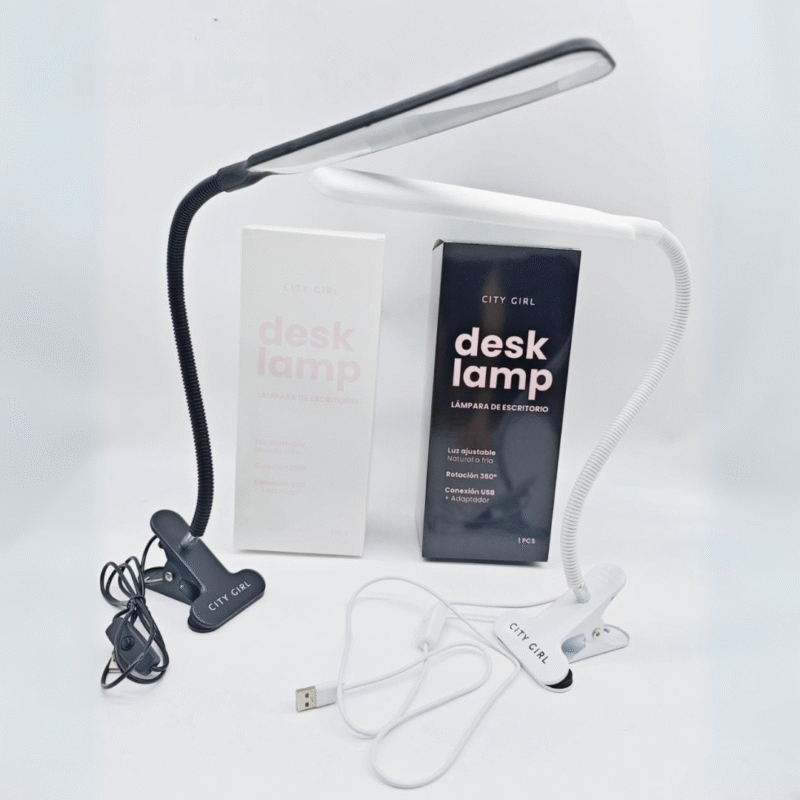 LAMPARA DE MESA CON GANCHO