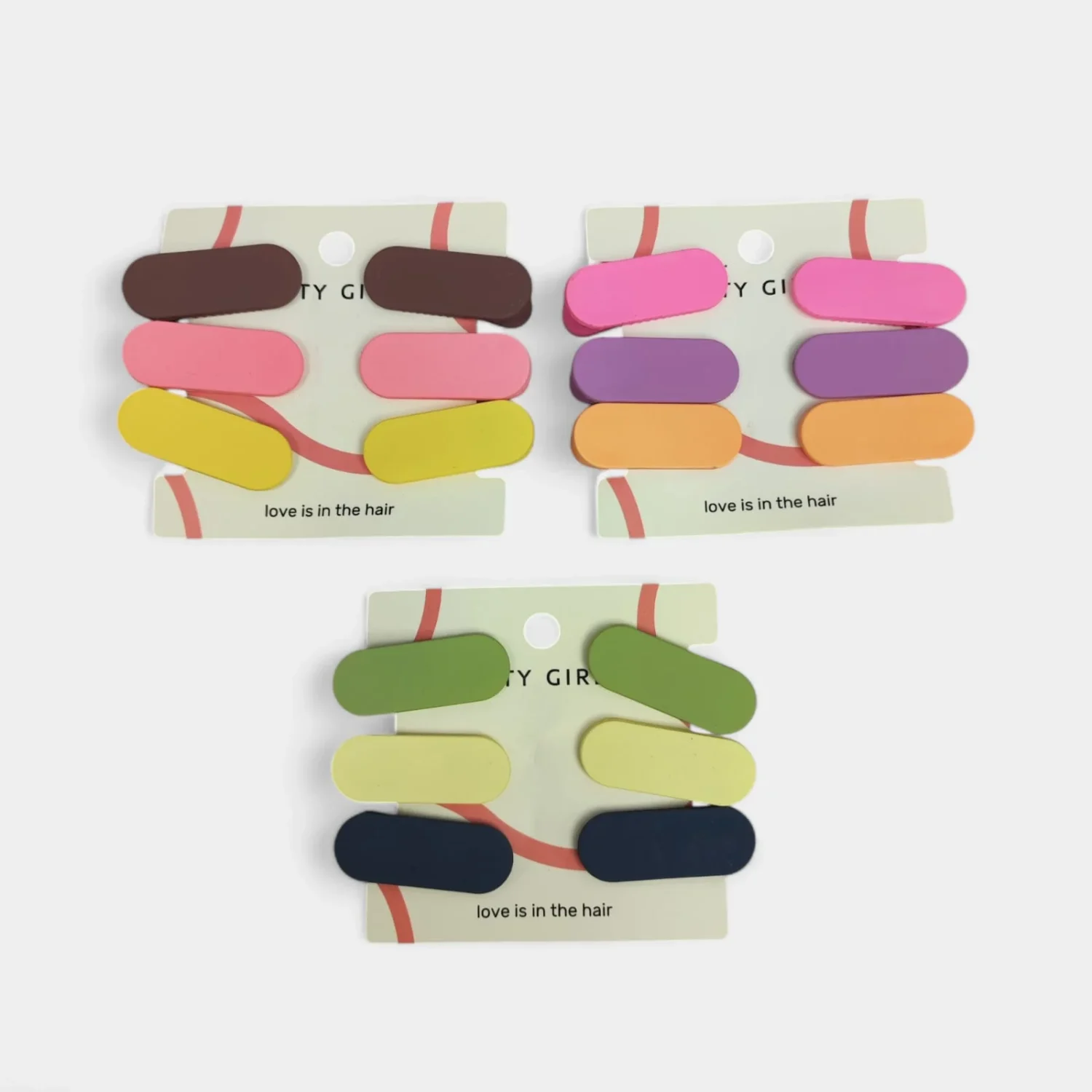 HEBILLAS CITY GIRL 6 PCS