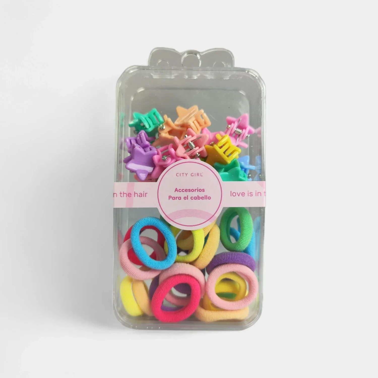 SET DE COLITAS Y BROCHES - CITY GIRL