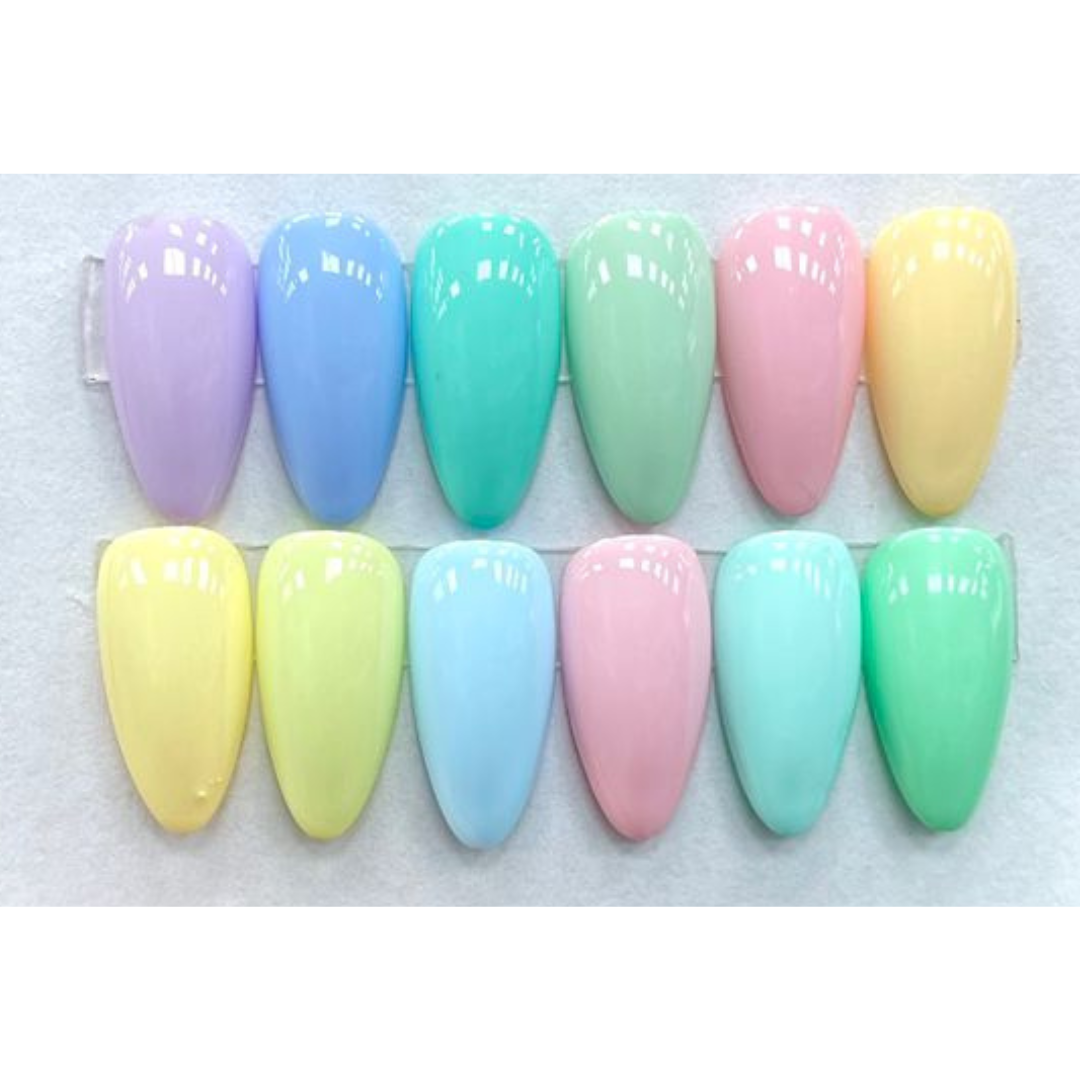 ESMALTE SEMI 7ML CITY GIRL CAJA PASTELES X 12 DEL 148 AL 159