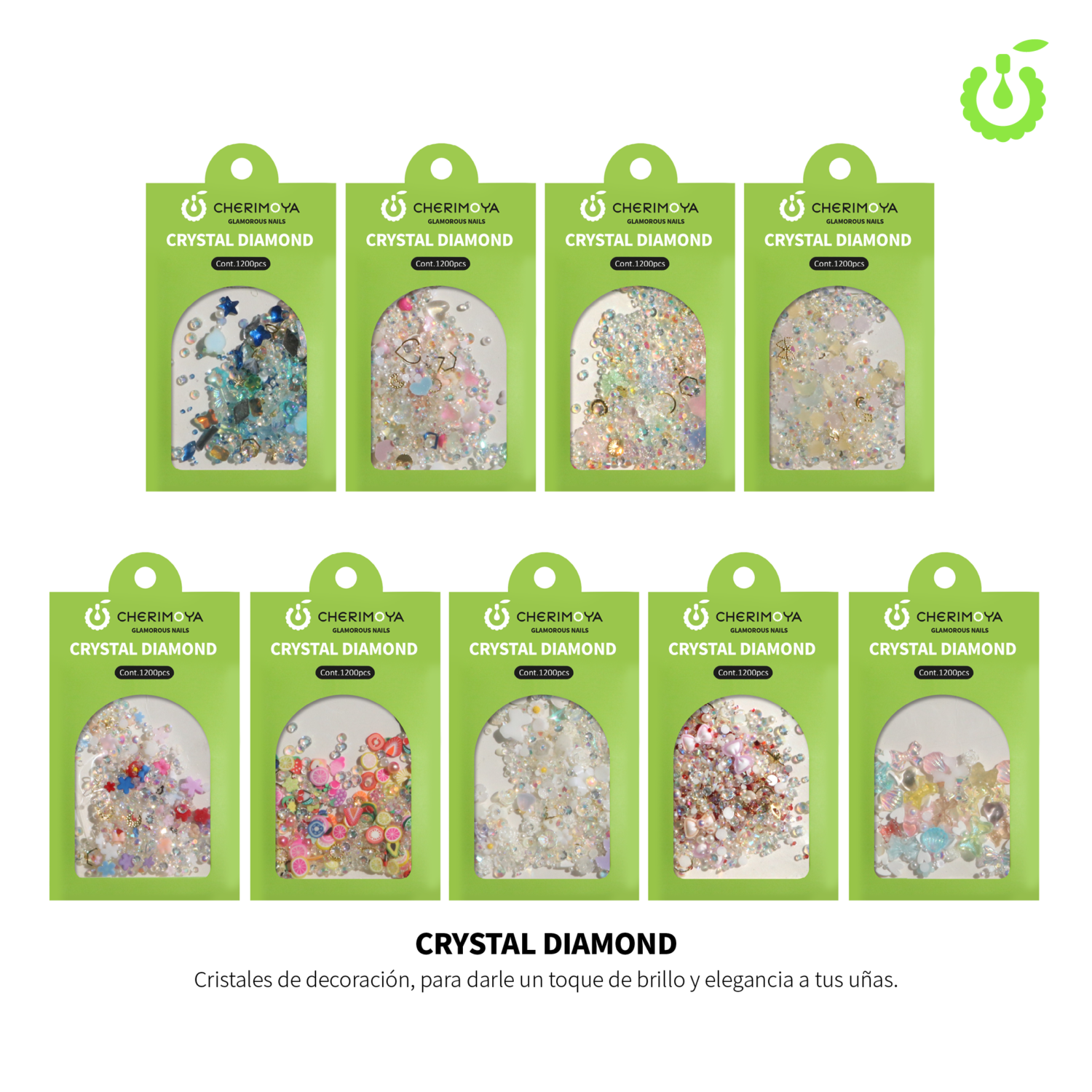 STRASS CRYSTAL MIX  CHERIMOYA