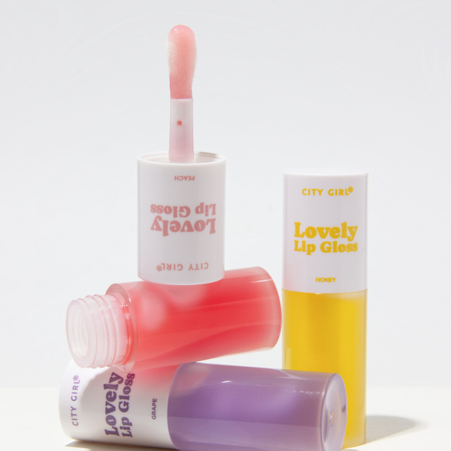 GLOSS BRILLO PARA LABIOS - CITY GIRL POR SERIE 6u (UNO DE CADA TONO)