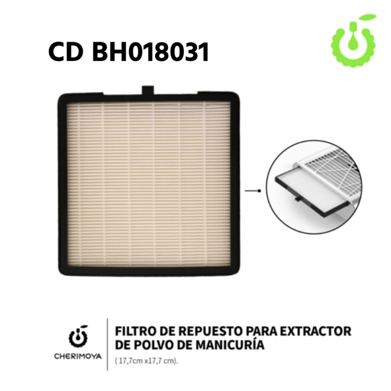 FILTRO REPUESTO PARA EXTRACTOR DE POLVO MODELO