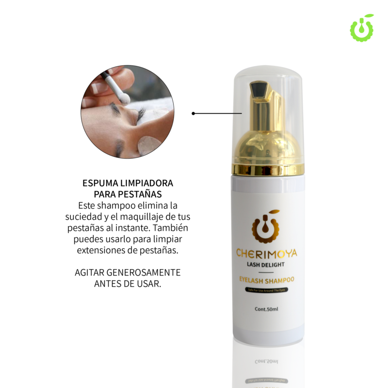 ESPUMA LIMPIADOR PARA PESTAÑAS CHERIMOYA