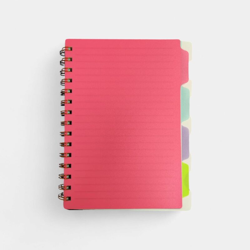 LIBRETA A5 CON SEPARADORES - CITY GIRL