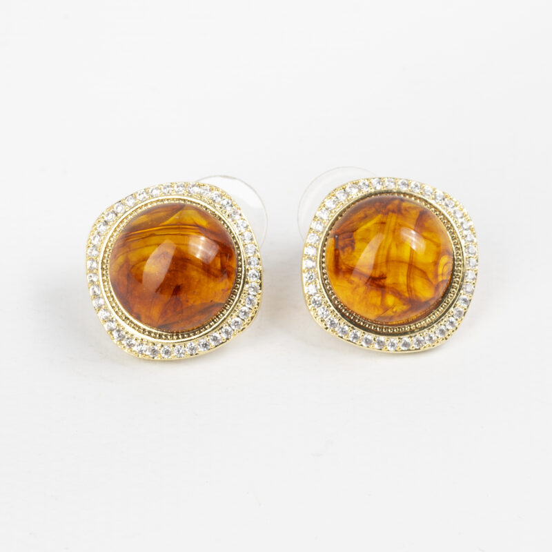 AROS DE PIEDRA CON STRASS - Imagen 6