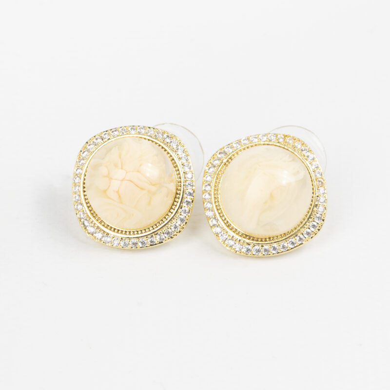 AROS DE PIEDRA CON STRASS - Imagen 2
