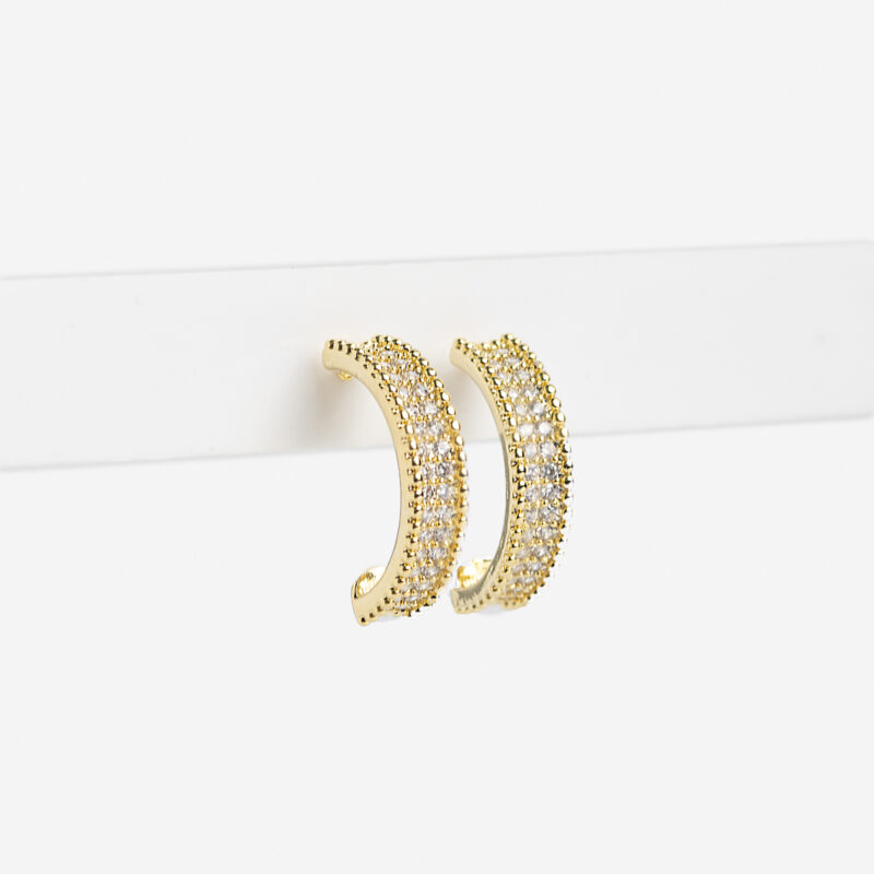 AROS MEDIA ARGOLLA CON STRASS - CITY GIRL - Imagen 2