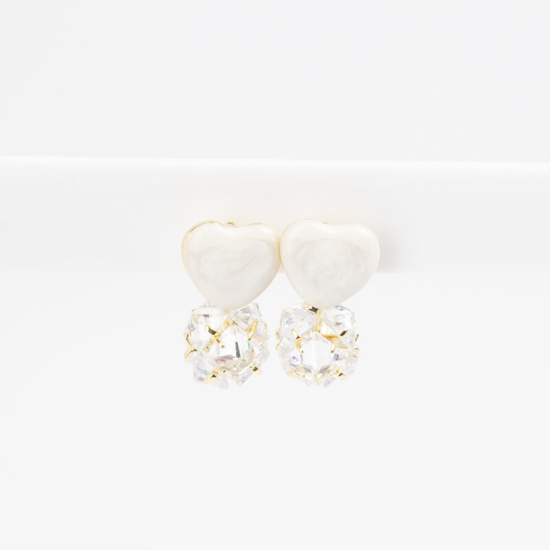 AROS CORAZON CON STRASS - Imagen 4