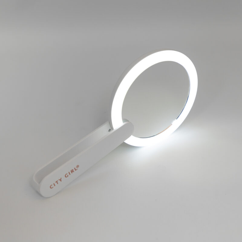 ESPEJO CON MANGO Y LUZ LED - Imagen 3