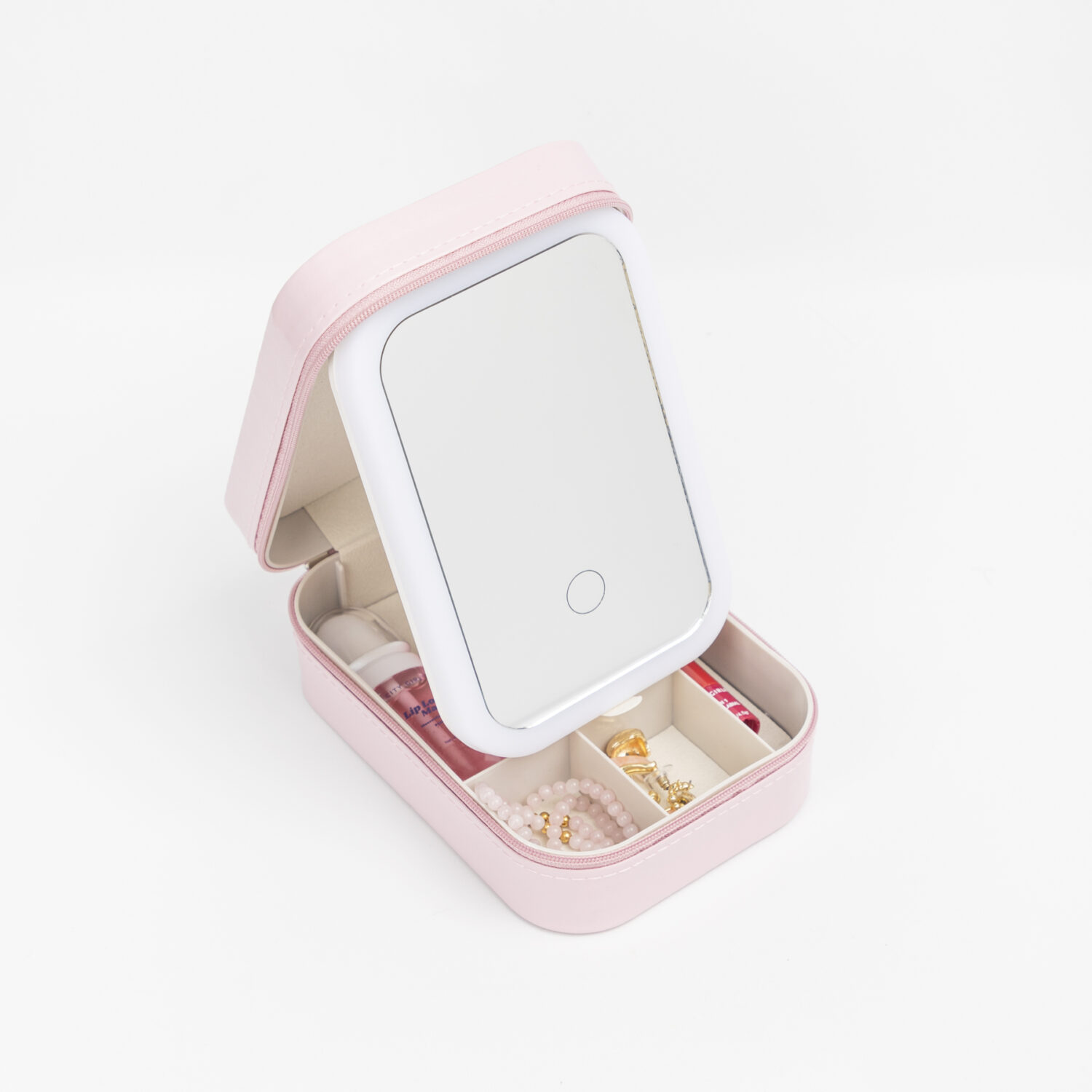ORGANIZADOR DE MAQUILLAJE CON ESPEJO LED