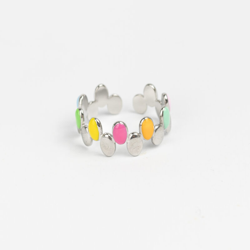 ANILLO COLORES ACERO - Imagen 2