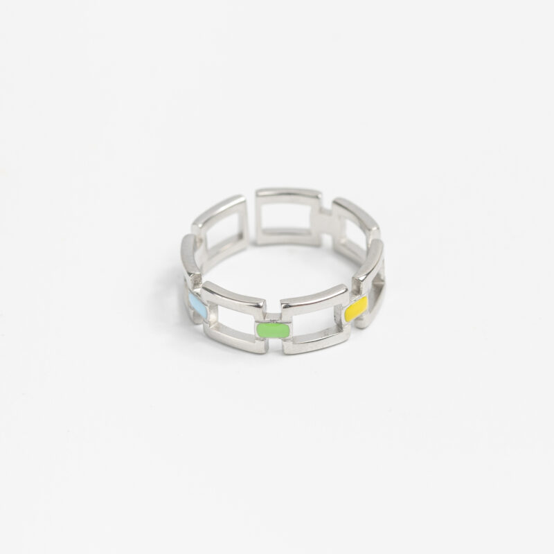ANILLO COLORES ACERO - Imagen 2