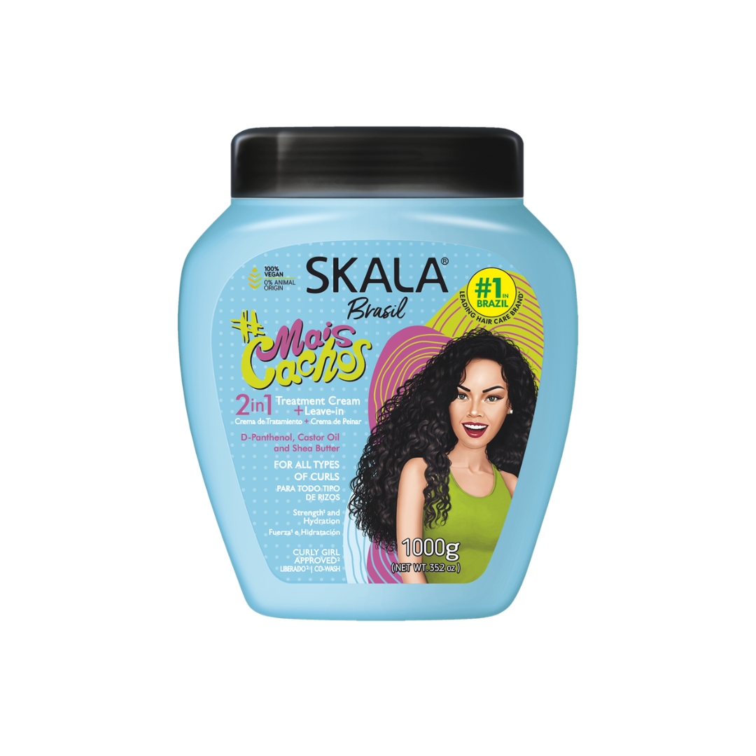 SKALA 'MAIS CACHOS' CREMA DE PEINAR HIDRATANTE PARA RIZOS 1000g