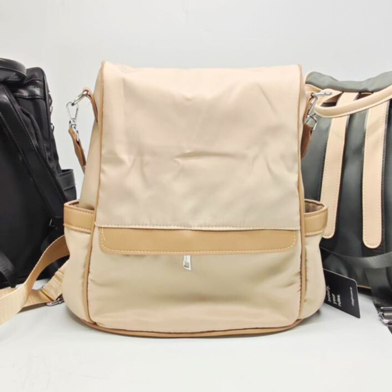 MOCHILA CON CIERRE POR DETRAS - CITY GIRL