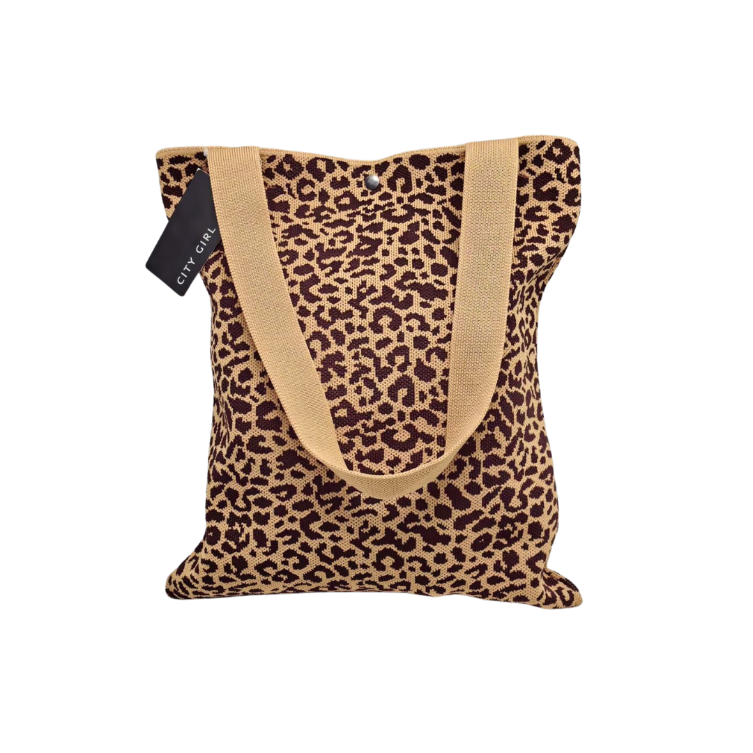 BOLSA DE TELA ATIGRADA - CITY GIRL