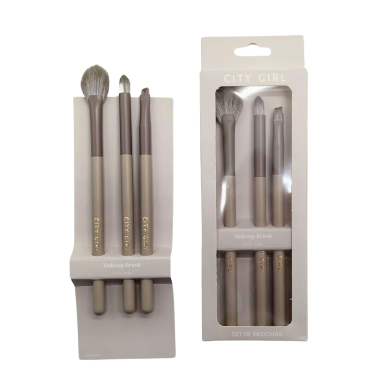 SET DE BROCHAS PARA MAQUILLAJE – CITY GIRL