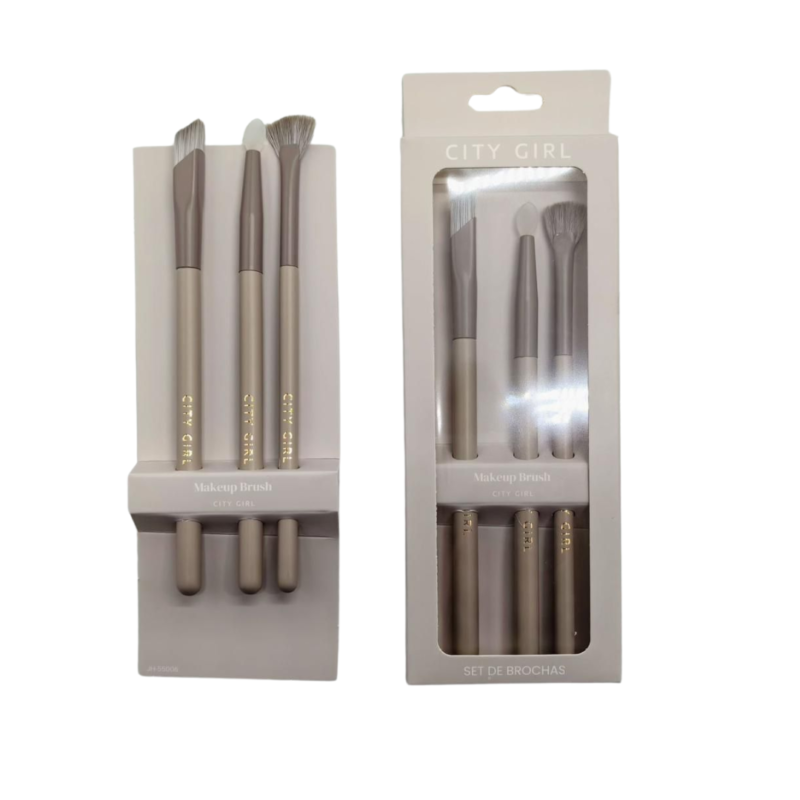 SET DE BROCHAS PARA MAQUILLAJE – CITY GIRL