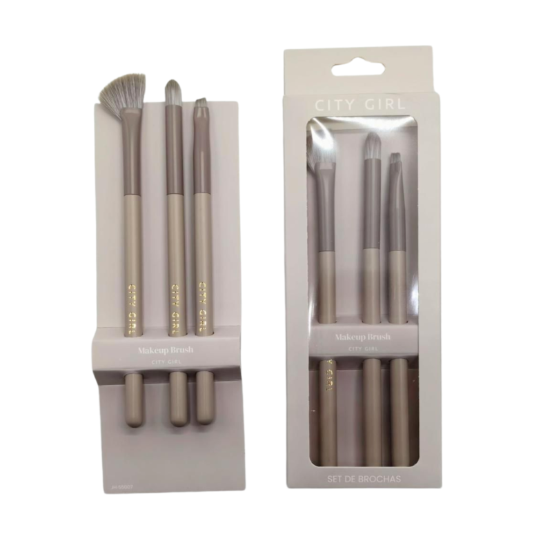SET DE BROCHAS PARA MAQUILLAJE – CITY GIRL