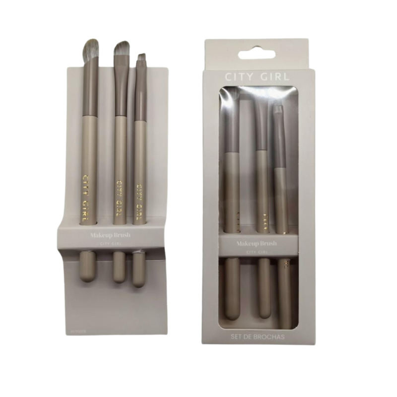 SET DE BROCHAS PARA MAQUILLAJE – CITY GIRL