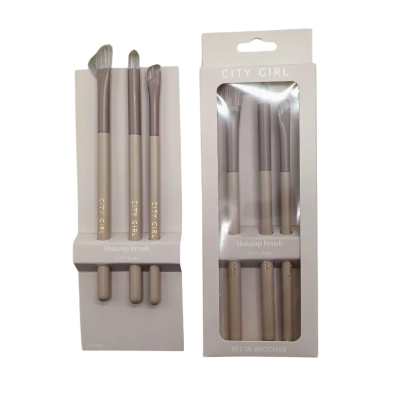SET DE BROCHAS PARA MAQUILLAJE – CITY GIRL