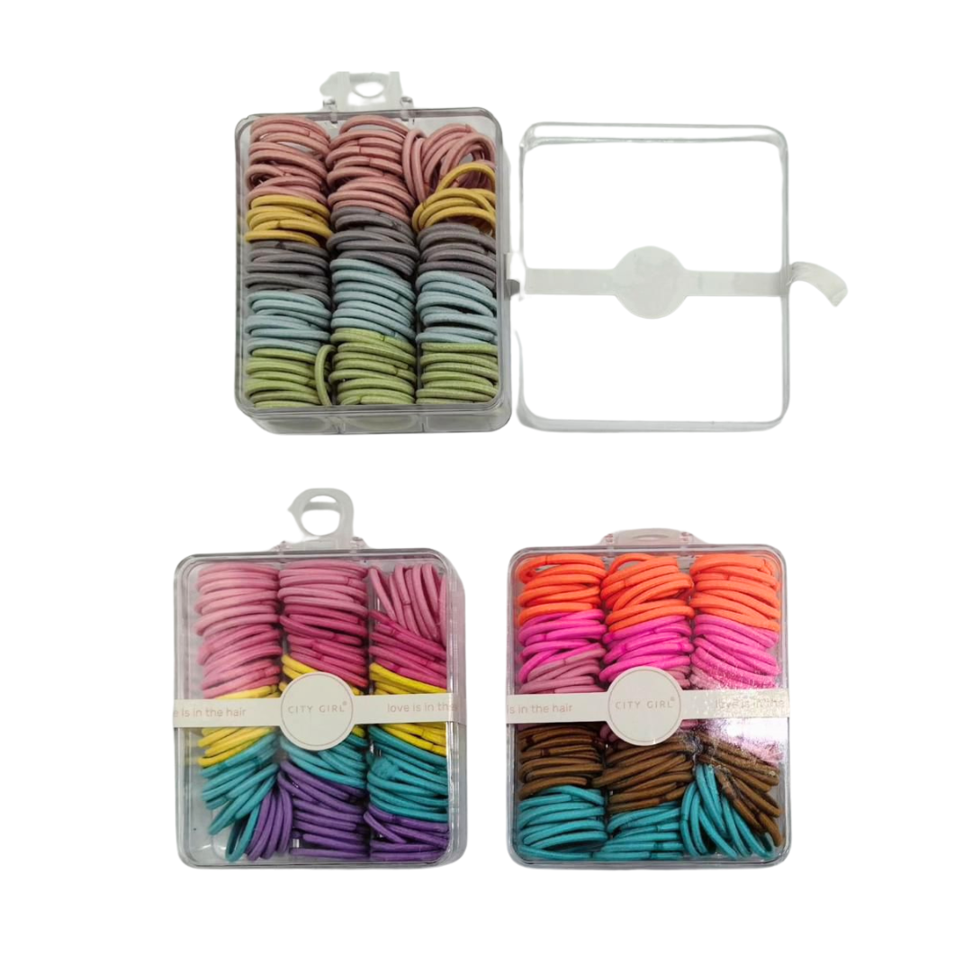 SET DE COLITAS PARA EL PELO - CITY GIRL