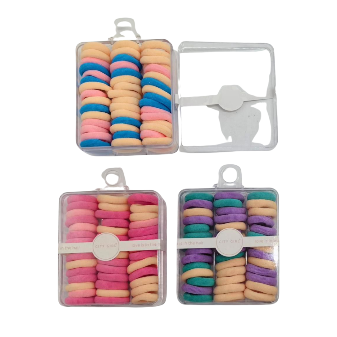 SET DE COLITAS PARA EL PELO - CITY GIRL