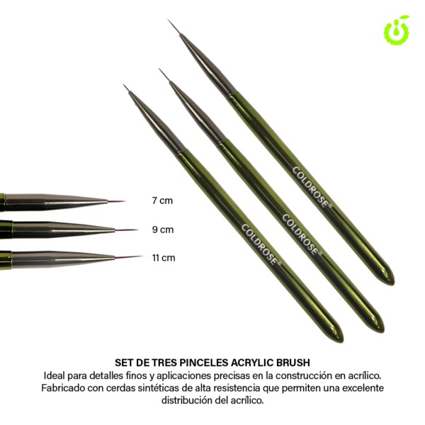 SET DE PINCELES LINER - CHERIMOYA