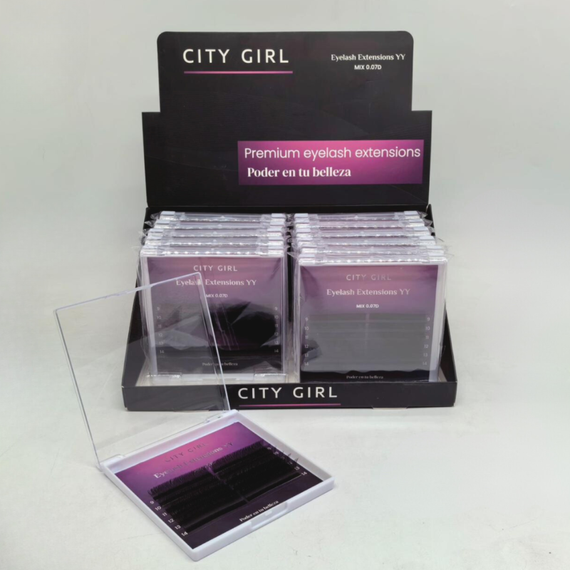 PESTAÑAS TECNOLOGICAS YY MIX 0.07D - CITY GIRL