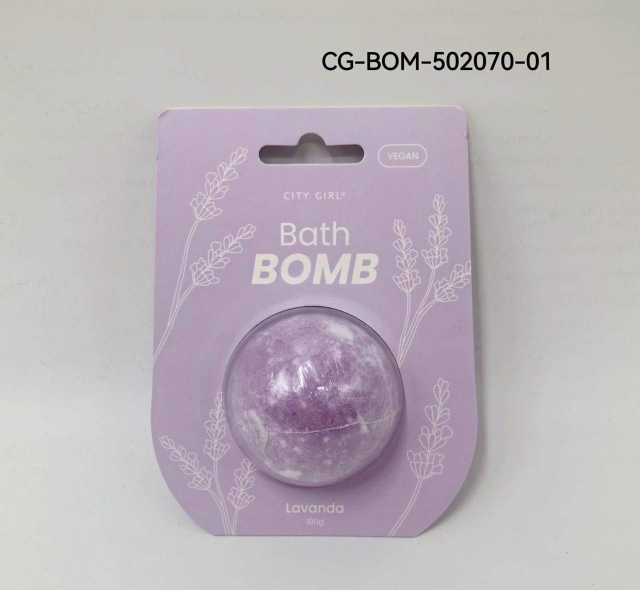 BATH TOMB  LAVANDA - BOMBA DE BAÑO CITY GIRL