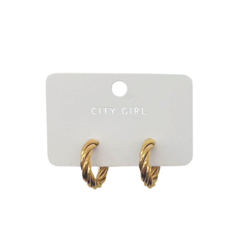 AROS ACERO ARGOLLAS TRIPLE – CITY GIRL