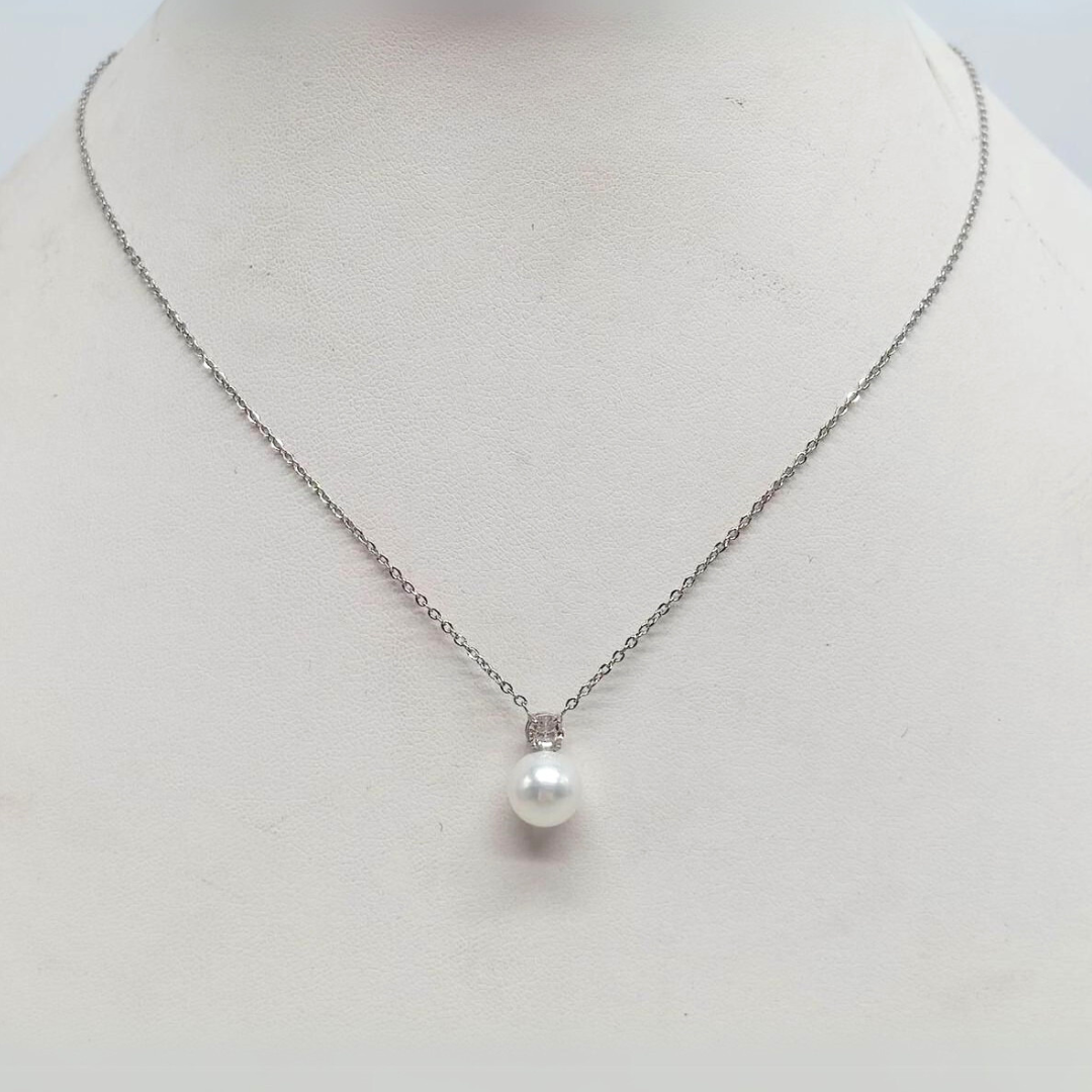 COLLAR CON PERLA COLGANTE - CITY GIRL